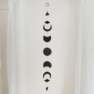 NEW! Moon Phase Decor Hanging Wall Piece Celestial Cute Boho